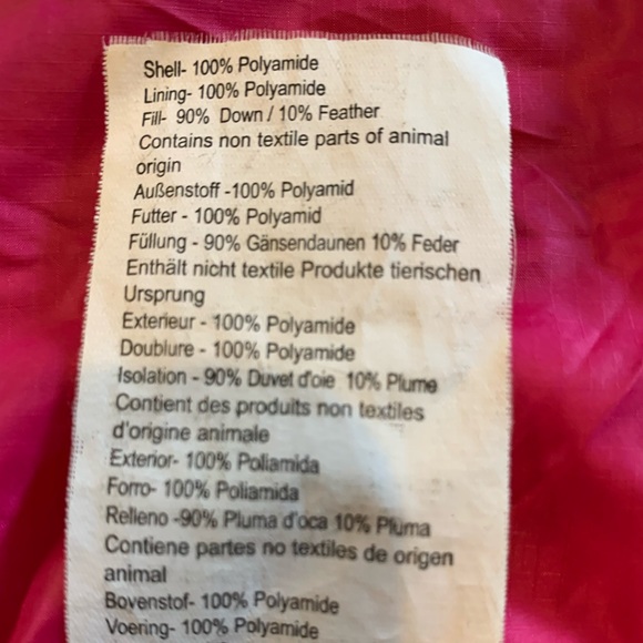 Rab MicroAlpibe Down Jacket Navy/Pink - Women XS- Packable and Water Resistent - Picture 7 of 7